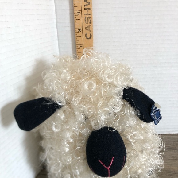 Vtg Applause Black and White Sheep Plush - Picture 11 of 12